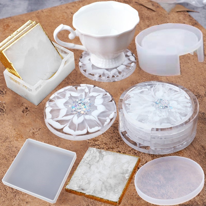 Serving Tray Mold - SNASAN Coaster Cup Mat Silicone Mold