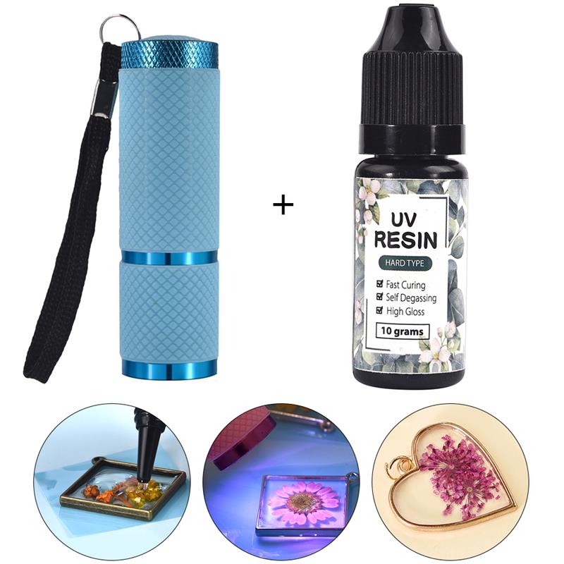 10g 25g Hard UV Resin DIY Fast - Epoxy Uv Resin Kit 评论和价格