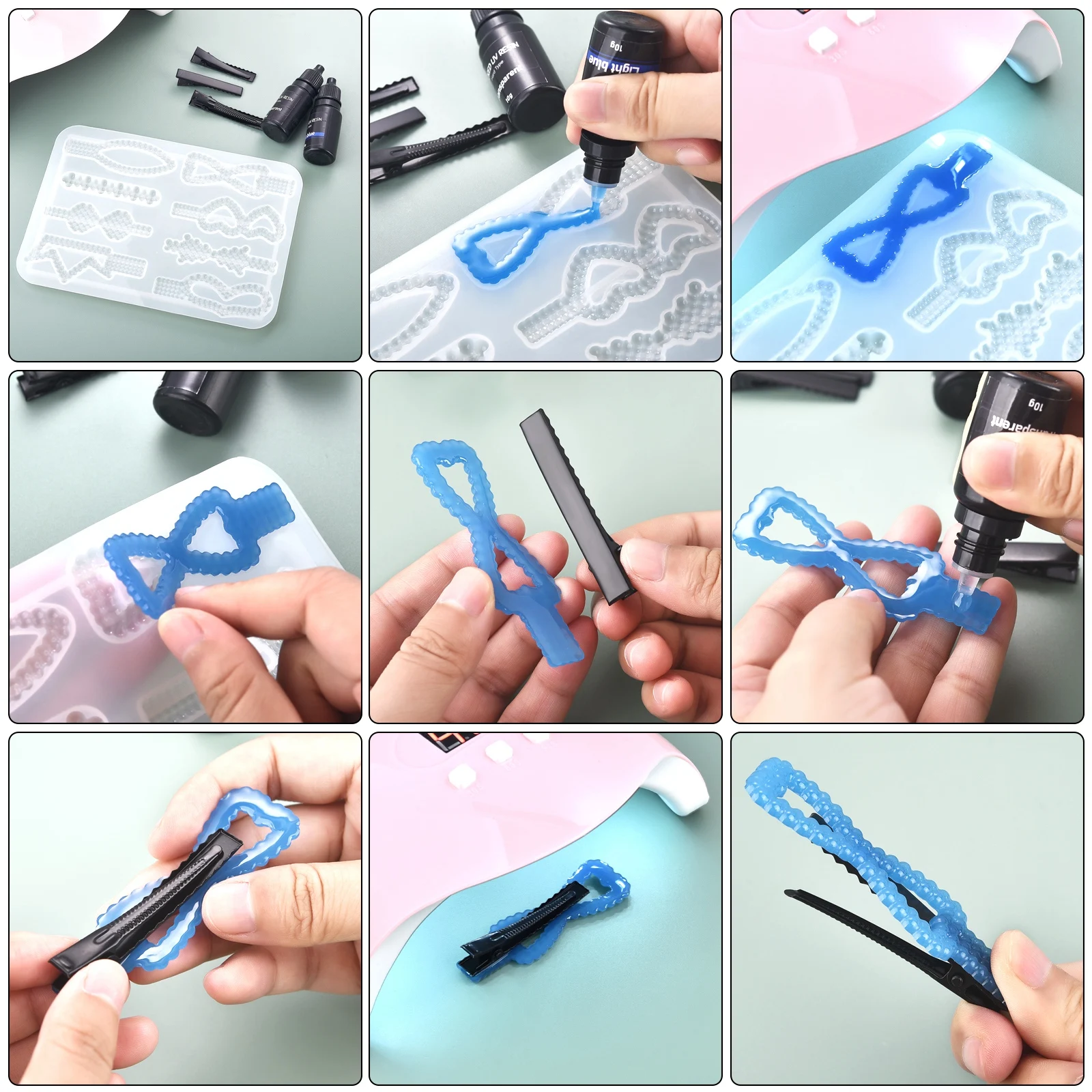 17 Colors UV Resin Glue 10ml E - Epoxy Uv Resin Kit 评论和价格