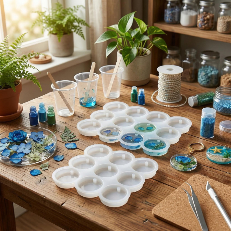 2 Resin keychain mold ，3.3cent - Serving Tray Mold 评论和价格