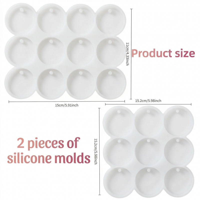 2 Resin keychain mold ，3.3cent - Serving Tray Mold 评论和价格