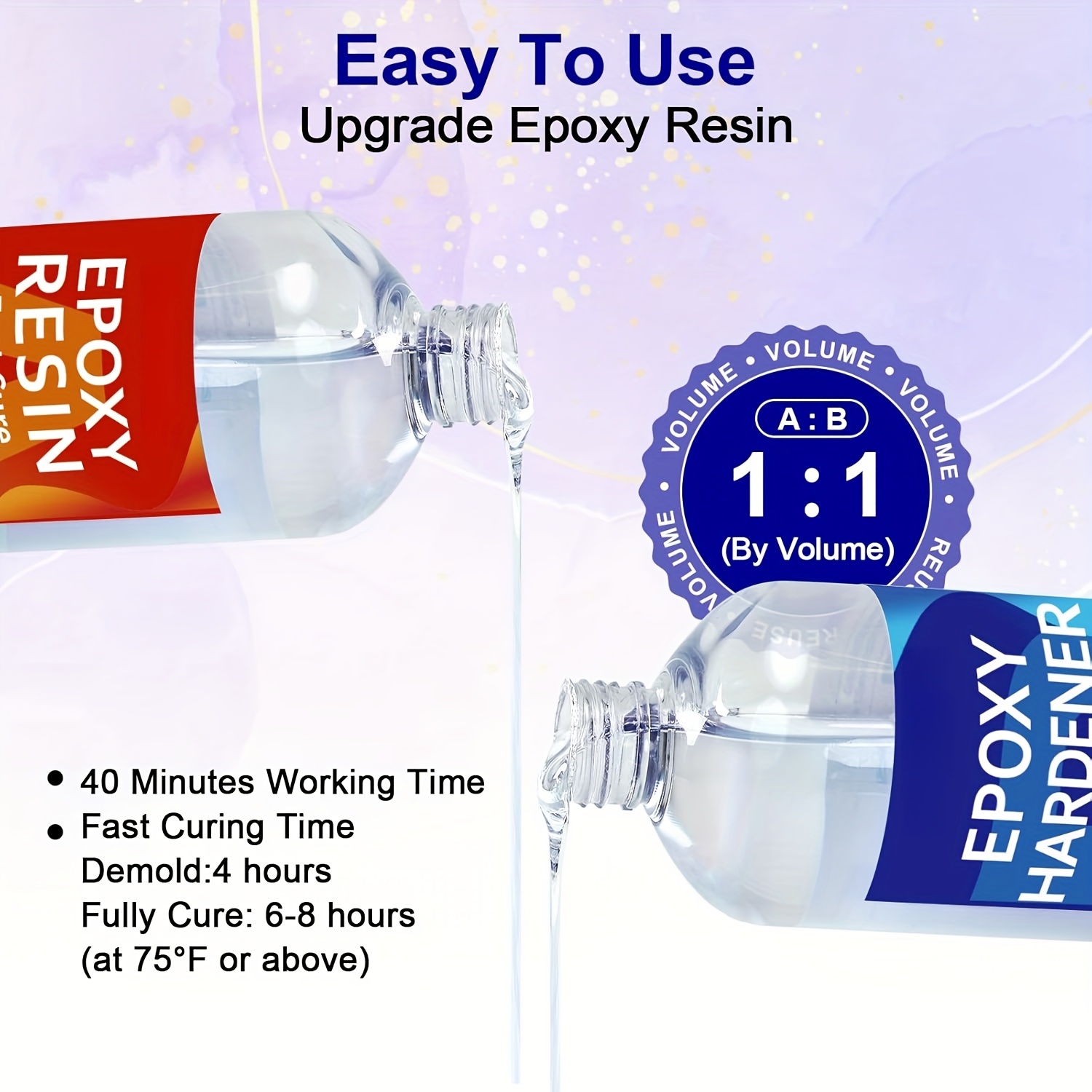 Clear Epoxy Resin Kit 8oz/16oz - Resin Jewelry Kit 评论和价格