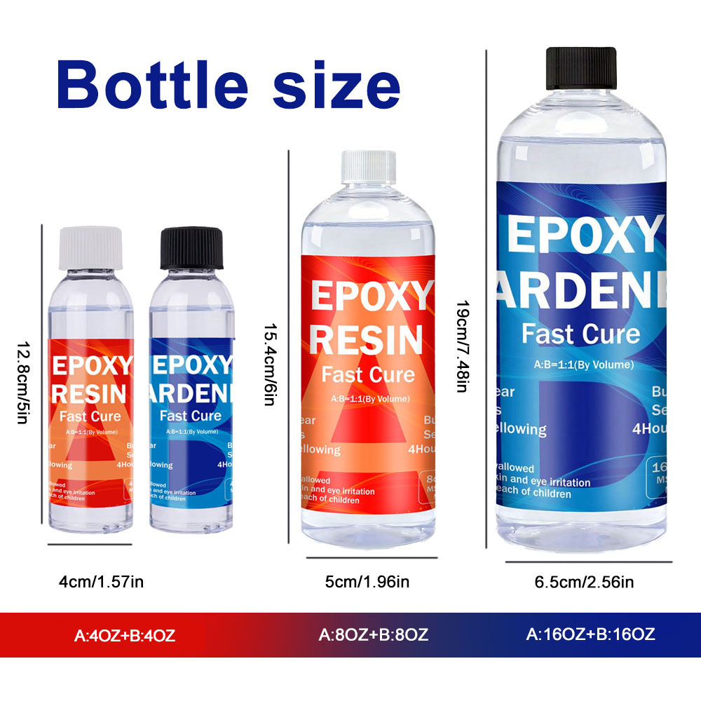 Clear Epoxy Resin Kit 8oz/16oz - Resin Jewelry Kit 评论和价格