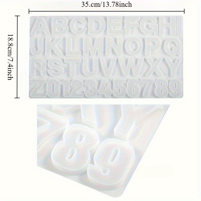 Letter A To Z Pendants Silicon - Serving Tray Mold 评论和价格