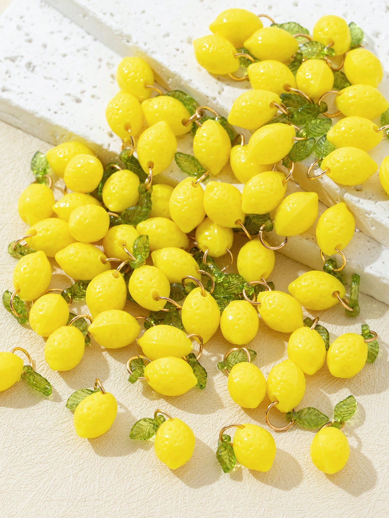 10Pcs 3D Lemon Resin Charms Pe - Resin Crafts Diy 评论和价格