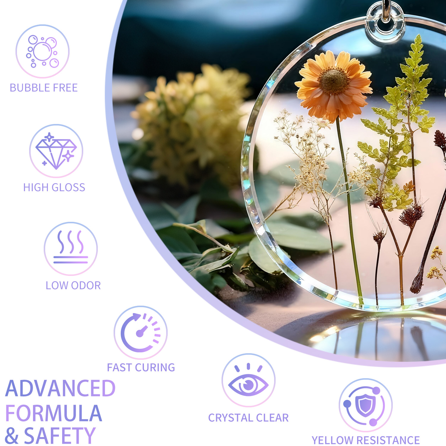 200g UV Resin Crystal Clear Ha - Epoxy Uv Resin Kit 评论和价格