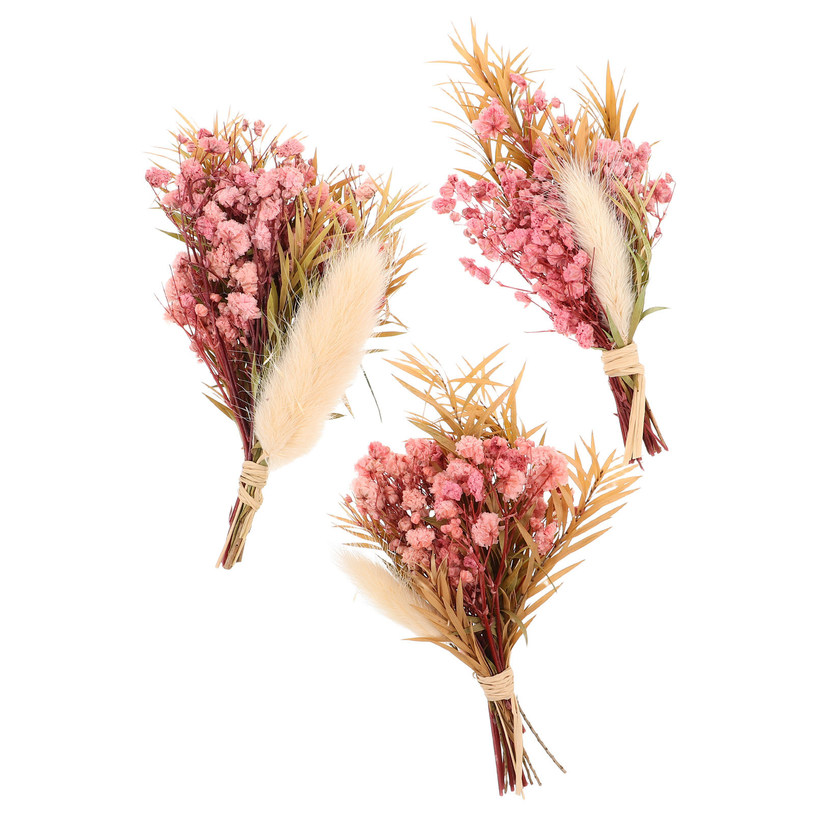 3Pcs Mini Dried Floral Bouquet - Dried Flower Bulk 评论和价格