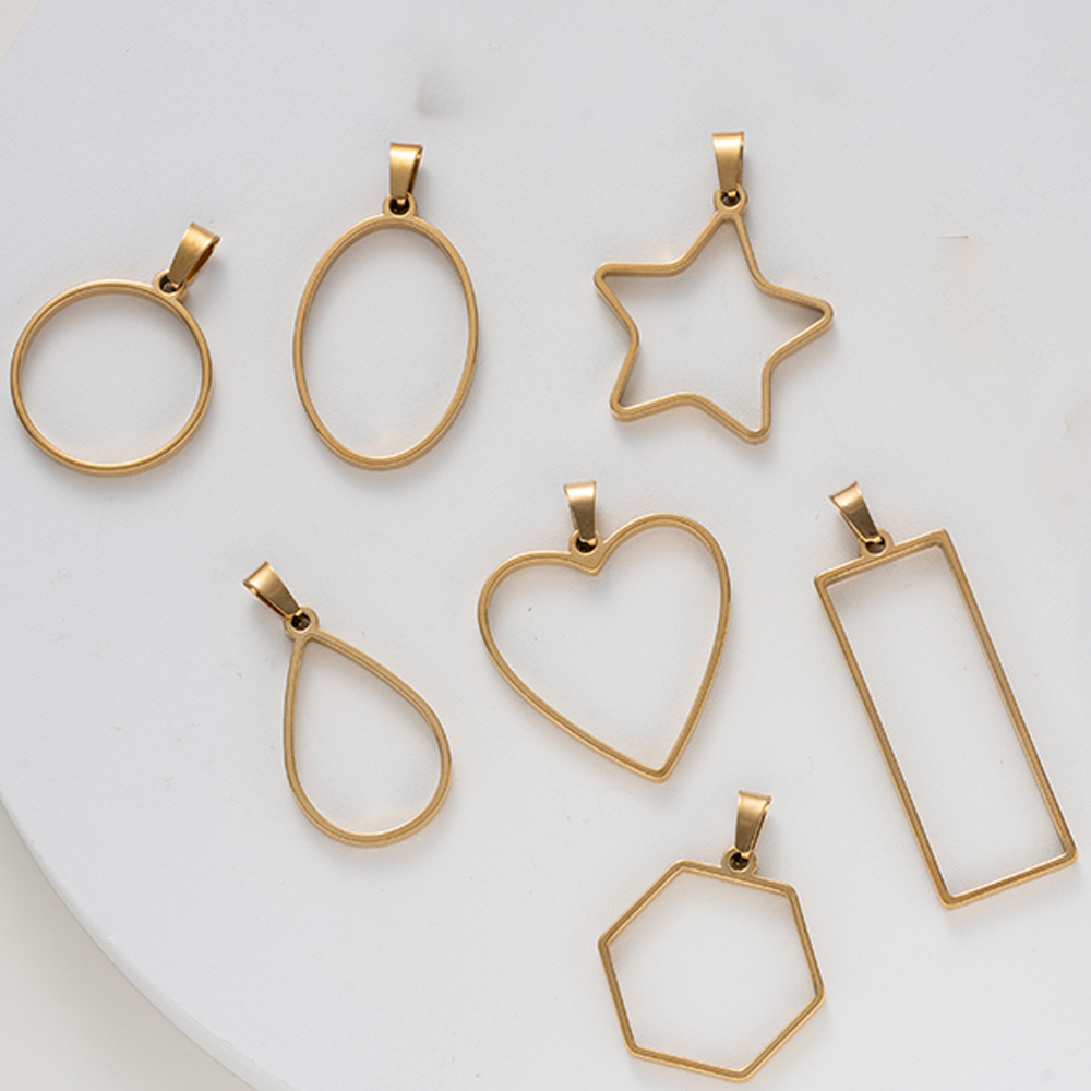 5pcs Stainless Steel Open Back - Resin Craft Projects 评论和价格