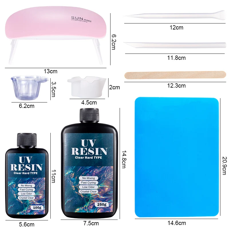 Hard UV Resin Glue Kit Fast Cu - Epoxy Uv Resin Kit 评论和价格