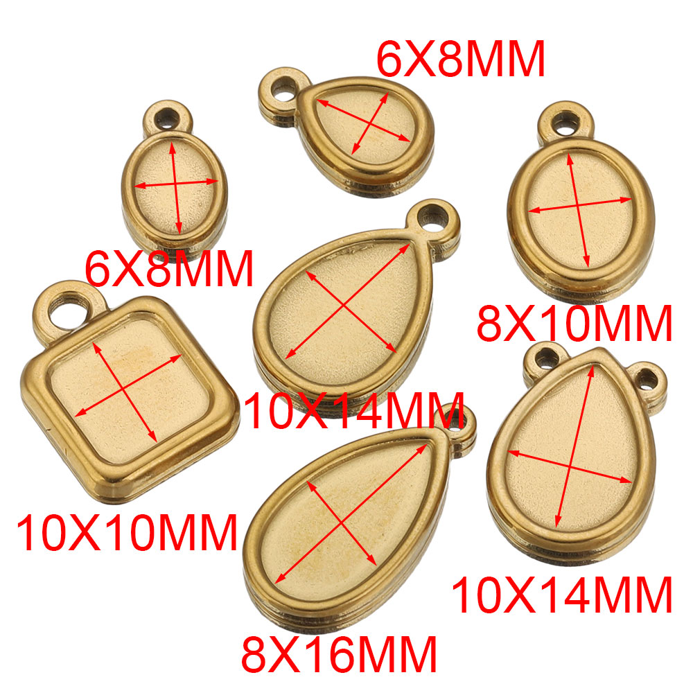 5pcs Stainless Steel Square Dr - Resin Craft Projects 评论和价格