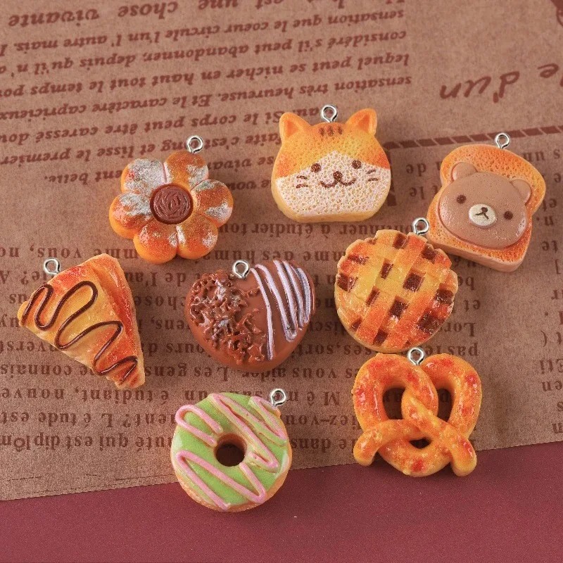 10 Pieces Cute Fake Food Resin - Resin Crafts Diy 评论和价格