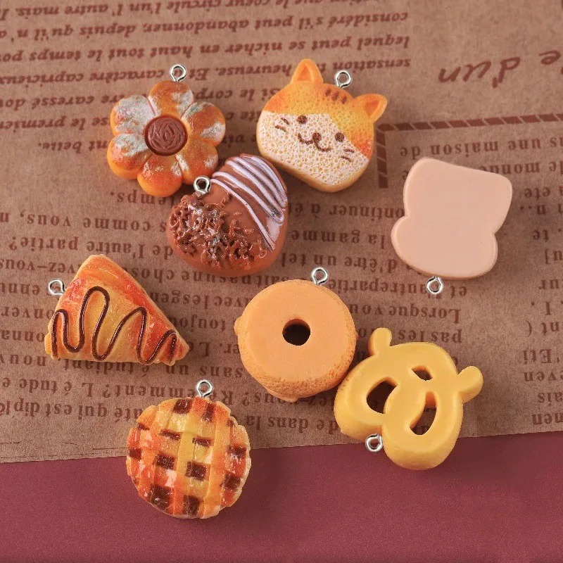 10 Pieces Cute Fake Food Resin - Resin Crafts Diy 评论和价格