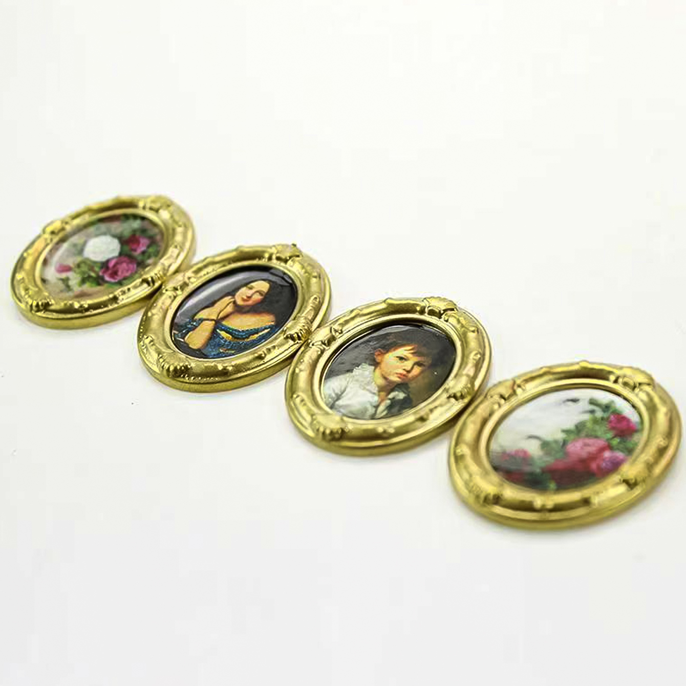 2 Pieces of Miniature Oil Pain - Resin Craft Ideas 评论和价格