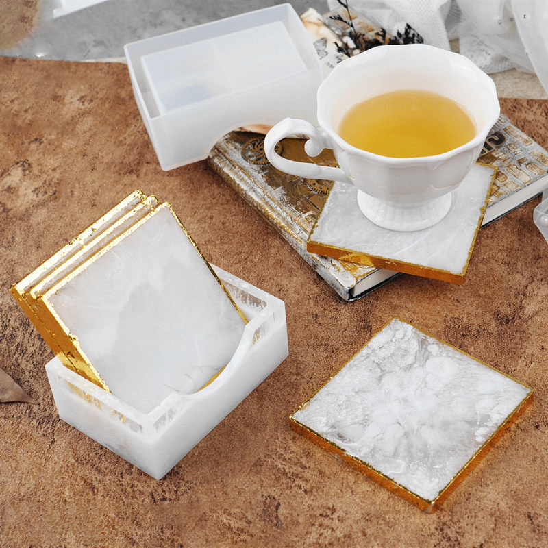 SNASAN Coaster Cup Mat Silicon - Serving Tray Mold 评论和价格