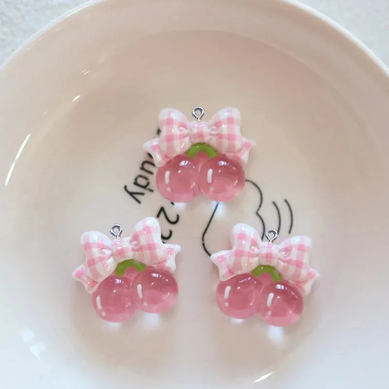 10Pcs Cute Cherry Rabbit Resin - Resin Crafts Diy 评论和价格