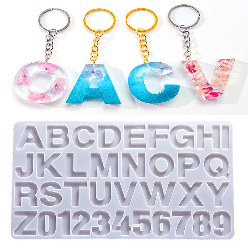 Alphabet Epoxy Resin Silicone  - Serving Tray Mold 评论和价格