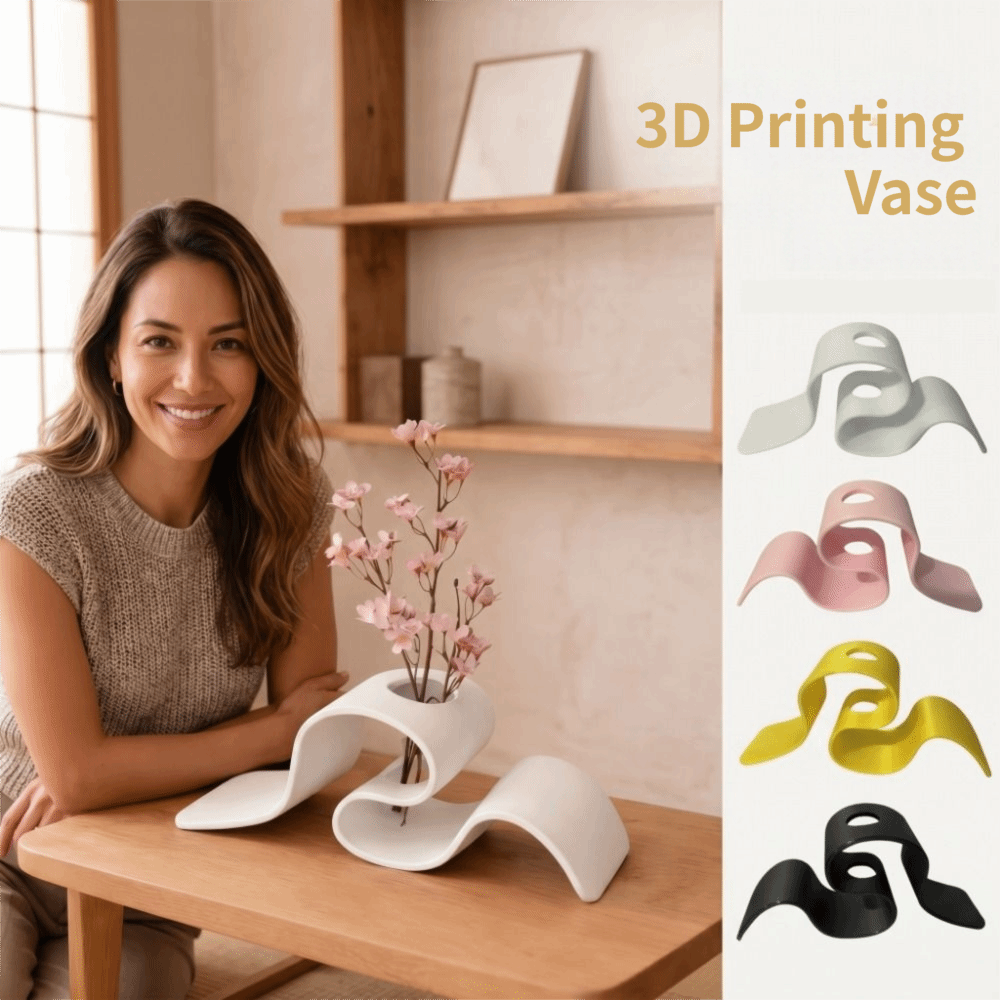 Gift Elegant 3D Printing Vase  - Dried Flower Bulk 评论和价格