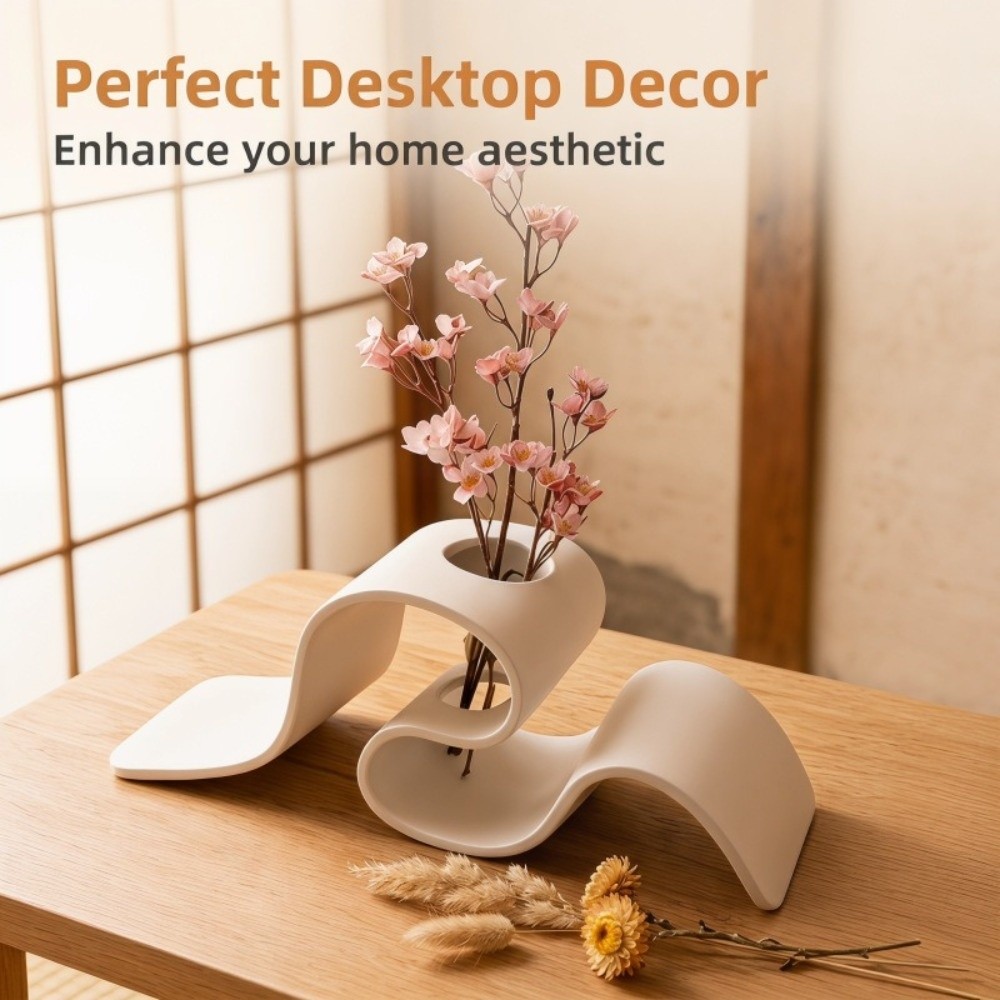 Gift Elegant 3D Printing Vase  - Dried Flower Bulk 评论和价格