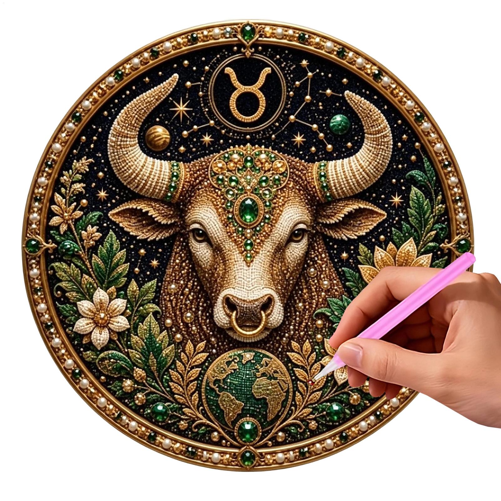 12 Zodiacs Signs Pearl Art Kit - Resin Craft Kit 评论和价格
