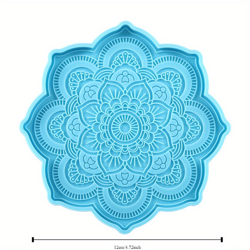 Mandala Coaster Silicone Mold  - Resin Craft Ideas 评论和价格