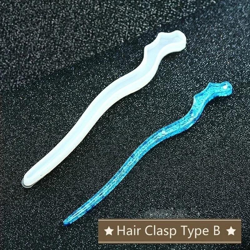 New Transparent Hairpin Silico - Resin Craft Projects 评论和价格