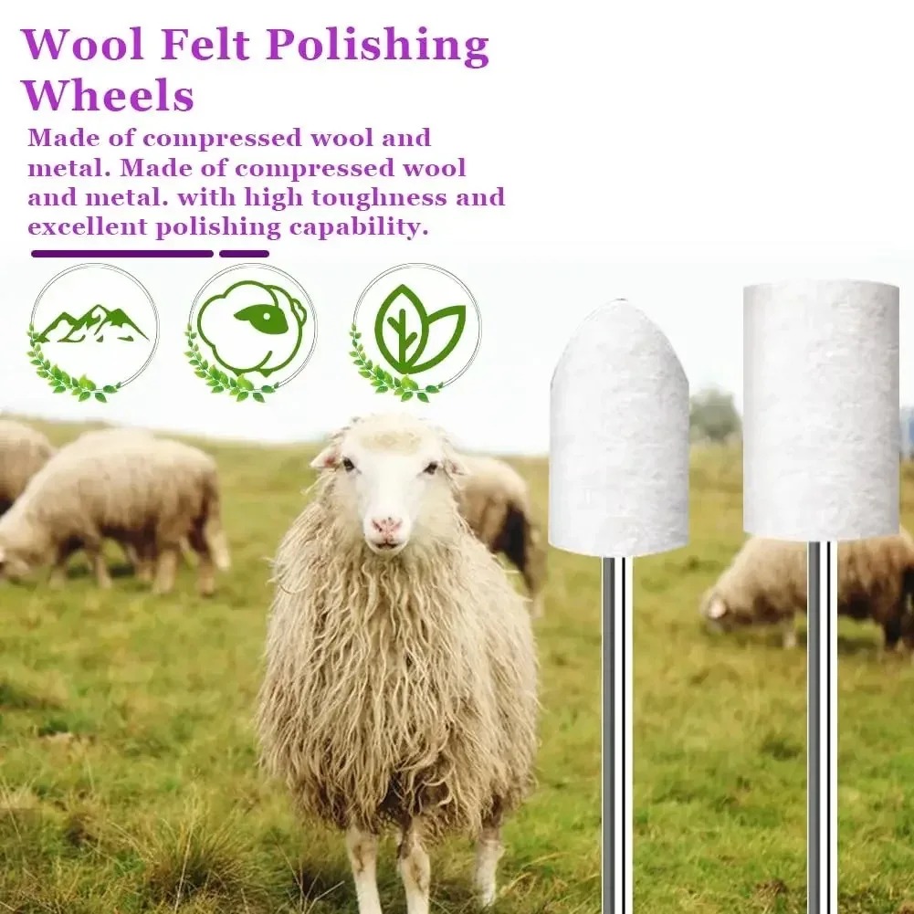 80PCS Wool Felt Buffing Wheel  - Resin Crafts Diy 评论和价格